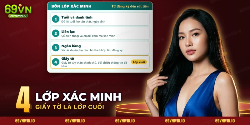 Bốn lớp xác minh từ thông tin cá nhân đến giấy tờ