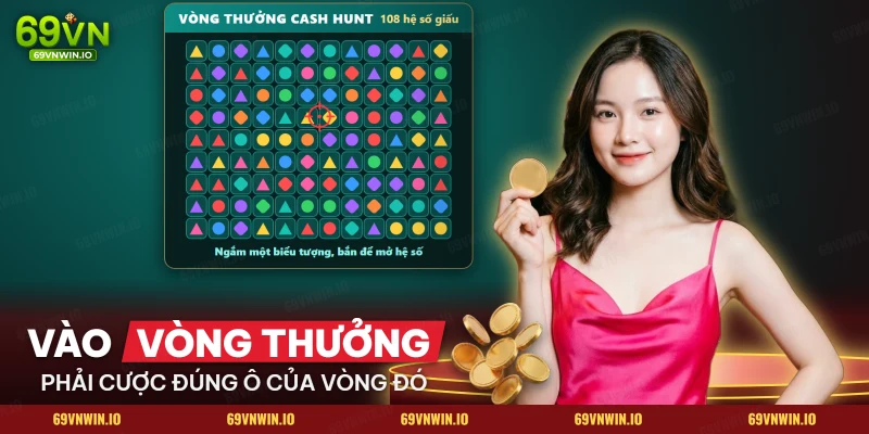 Lưới biểu tượng giấu hệ số và tâm ngắm ở vòng thưởng Cash Hunt của Crazy Time